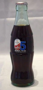 2000 SYDNEY OLYMPICS COCA COLA BOTTLE - "5 MONTHS TO GO" - MONTH 5 - Imagen 1 de 2