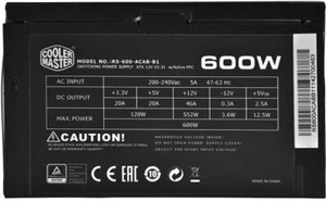Cooler Master B600 600W (RS-600-ACAB-B1) ATX Netzteil 600 Watt 80+ #110080 - Bild 1 von 2