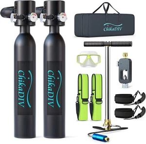 0.5L Mini ScubaTank 6-10 Minutes, Portable Diving Tank Oxygen, Snorkeling Lung T - Picture 1 of 9