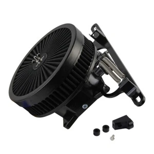 Throttle Body w/Cable Bracket, 9"x2" Washable Air Filter for Holley 4150 Carb - Picture 1 of 10