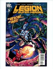 Legion of Super-Heroes #3 2010 NM- DC Comics 6th Series 1:10 Variant cover Lee