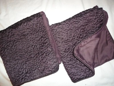 ROYALE VICTORIA CLASSICS CHAMBORD AMATISTA PÚRPURA ACOLCHADO (2) FUNDAS DE ALMOHADA EURO Foto 1 de 4