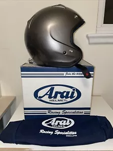 Arai Helmet ~Classic/C DOT Snell~TITANIUM GRAY~ S ~ MP118071 ~ Made in Japan - Picture 1 of 14