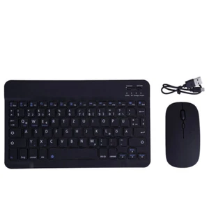 Deutsche Wireless Tastatur Kabellos Tastatur Inkl.Funk Maus PC praktischesTablet - Bild 1 von 14