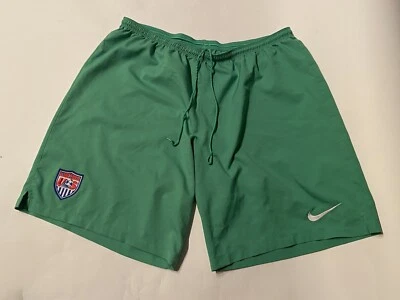 Pantalones Cortos de Portero de Fútbol Nike Hombres Talla 2XL Equipo EE. UU. 2015 Verde 578661-330 USMNT Foto 1 de 4