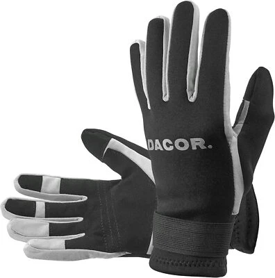 Dacor 2mm Neoprene Dive Gloves Amara Palm Secure Fit Water Sports Outdoor Gear - Image 1 of 3