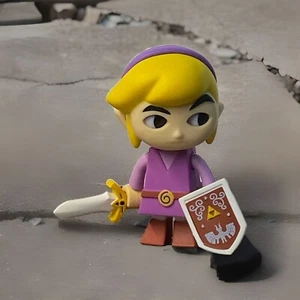 Figura Four Swords Adventures Purple Link The Legend of Zelda The Figurine TOMY - Imagen 1 de 6