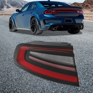 Left LED Tail Light for 2015-2022 Dodge Charger, Driver Side with Bulbs - Picture 1 of 18