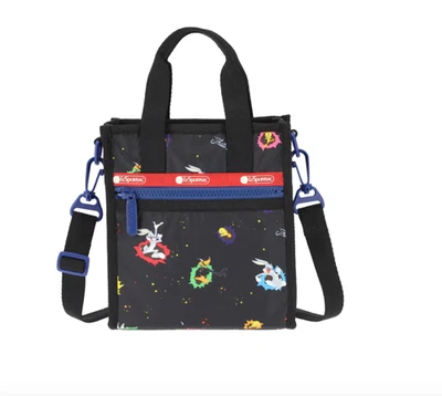 LeSportsac Looney Blow Out Mini North/South Tote: Bugs Bunny, Tweety Bird, NWT - Image 1 of 4