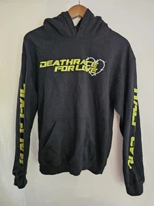 Juice WRLD Hoodie Death Race For Love Half Evil Size Medium Black Official Merch - Picture 1 of 5