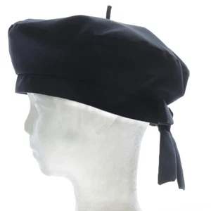Christian Dior Arty hat beret ribbon motif 57 black 35DAO910A130 YO27 OH ladies - Picture 1 of 8