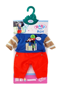 Kleidung Jungs Outfit - Baby Born (grüner Bügel) - Bild 1 von 2