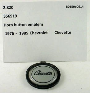 1976-1985 Chevrolet Chevette NOS horn button emblem 356919 - Picture 1 of 3