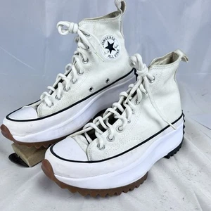 Zapatillas deportivas Converse Run Star Hike plataforma alta para mujer talla 8,5 blancas - Imagen 1 de 9