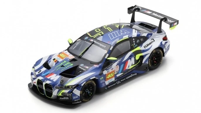 Modellino auto scala 1:18 Spark BMW M4 GT3 24H LE MANS 2024 racing modellismo - Immagine 1 di 1