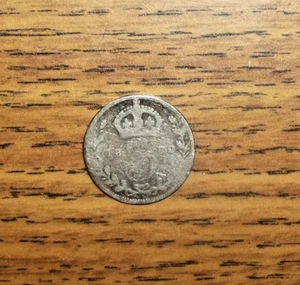 1889 Gran Bretagna ARGENTO 3 Pence #P7M - Foto 1 di 2