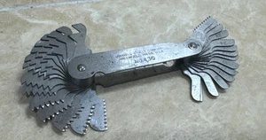 Goodell-Pratt Co. No. 436 Screw Pitch Gauge  Machinist Hand Tool Pitches 4 to 42 - Picture 1 of 7