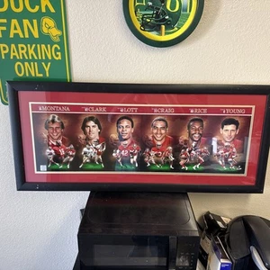 Gerahmte 49ers Greats - Montana, Rice, Young, Lott usw. - Bild 1 von 8