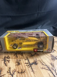 Burago Scala 1/24 Diecast 6107 - F1 Lotus Honda Turbo - #12 Giallo - Foto 1 di 6