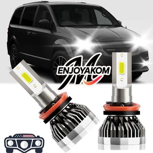 Kit de 2 bombillas de faros LED de 10000 lm para Dodge Grand Caravan 2011-2019 - Imagen 1 de 11