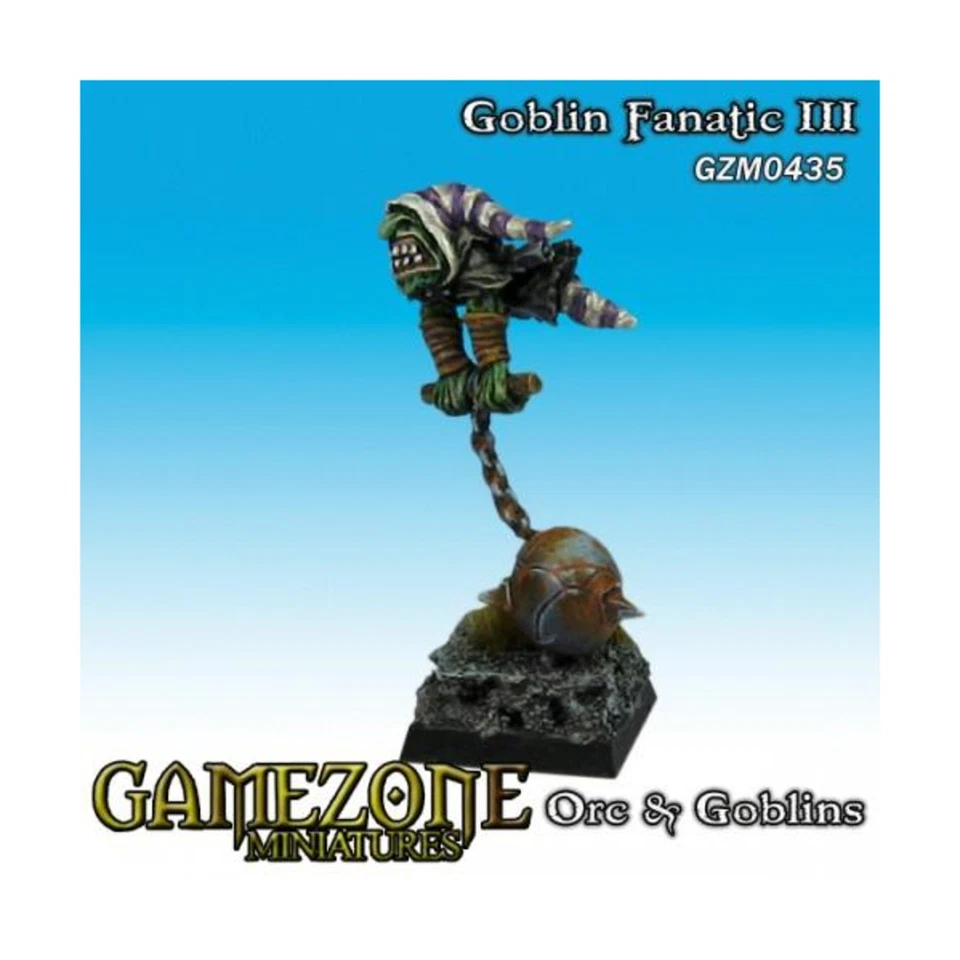 Gamezone Fantasy Mini 28mm Goblin Fanatic III Pack Nuevo Foto 1 de 1