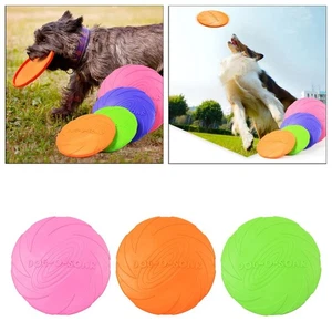 Dog Flyer - Durable Rubber Flying Disc Dog Outdoor Playing Fun Toy - for Small - Picture 1 of 64