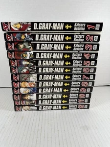 D.GRAY-MAN Manga Lot of 1-12 English Viz Media Katsura Hoshino Shonen Jump Adv - Picture 1 of 3