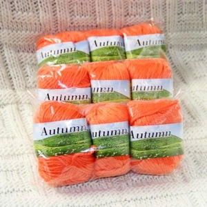 Sale New 9Ballsx50gr Hand Yarn Knitting Wool Silk Warm Rugs Wrap Shawl Scarf 15 - Picture 1 of 24