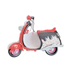Barbie Brains Red Cherries Motorrad Roller Moped 2011 Mattel - Bild 1 von 7