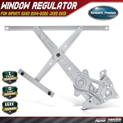 Regulador de janela de energia traseiro lateral LH para Infiniti QX60 2014-2020 JX35 2013 - Imagem 1 de 4