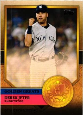 2012 Topps #GG-28 Derek Jeter Golden Greats - Image 1 of 2
