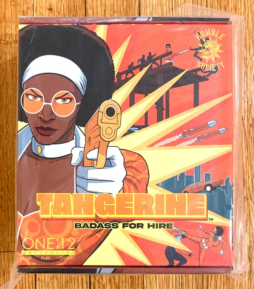 MEZCO TOYZ One:12 Collective MDX Rumble Society Tangerine Badass en alquiler sin usar, en caja sellada Foto 1 de 1