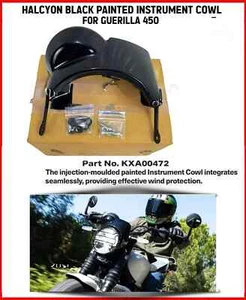 Halcyon Instrument Wasserfall Für Royal Enfield Guerilla 450 – Schwarz Finish - Bild 1 von 8