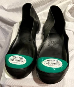 WILKURO Safety Toes STEEL TOE Slip-On Non-Slip Rubber Safety Covers XXL - Picture 1 of 13