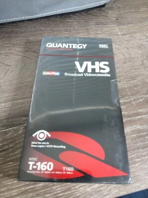 Quantegy Blank S-VHS Sealed  T-160 Blank Video Tapes (New) - Image 1 of 3
