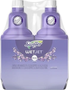 Swiffer WetJet Floor Cleaner Solution Refill, Lavender Scent, 2 ct, 84.4 fl oz - Picture 1 of 5
