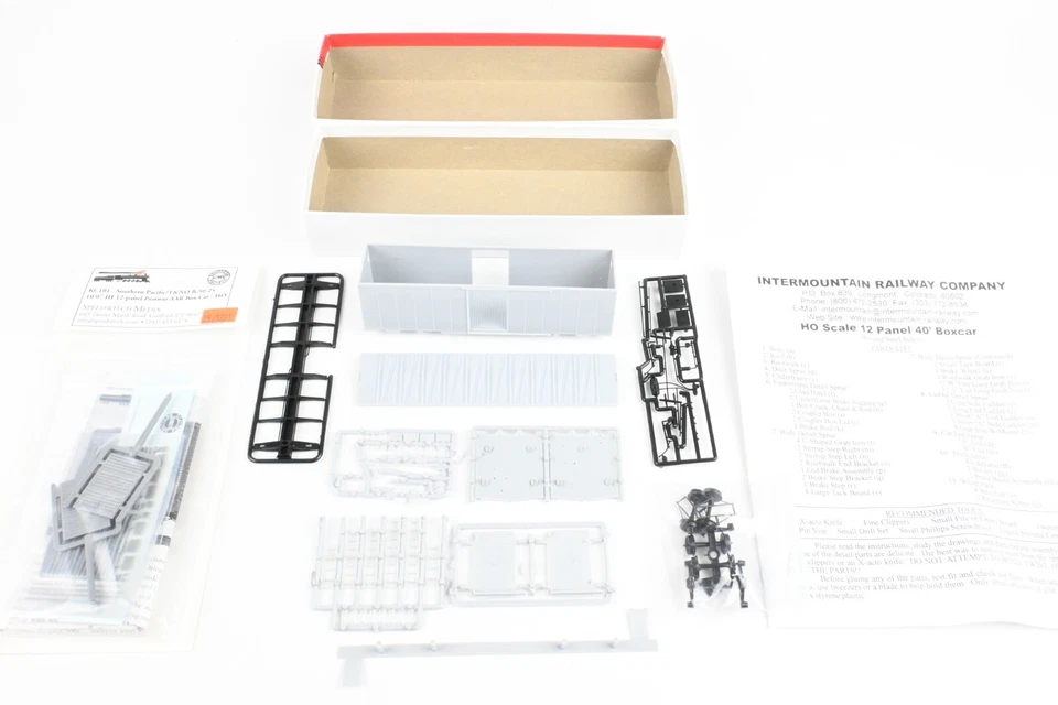 HO Speedwitch Media KC101 SP - Southern Pacific B-50-25 10' IH Boxcar IMRC Undec - Image 1 of 2