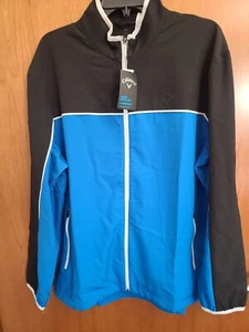 Callaway Men's Sz Large Full Zip Color Block/Wind Hydrofuge Retail $85 - Picture 1 of 5