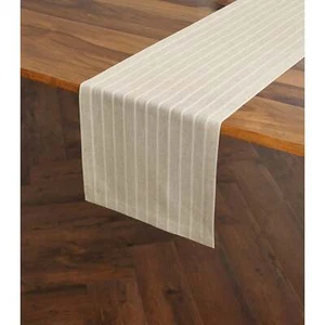 Solino Home 100% Pure Linen Table Runner for Fall Kitchen Dining Party, Zoe - Picture 1 of 13