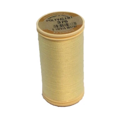 Bobine de Fil polyvalent Polyester Au Chinois 100m 376 Jaune Poussin - Photo 1/2