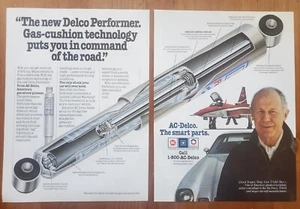 Anuncio impreso vintage AC-Delco 1984 Chuck Yeager USAF piloto de pruebas de la NASA F-20 Tigershark - Imagen 1 de 3