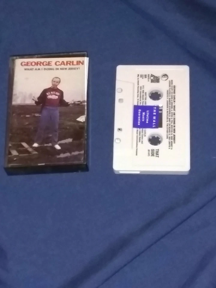 George Carlin, What Am I Doing in New Jersey? Cassette Tape - 1988,  - Image 1 of 1