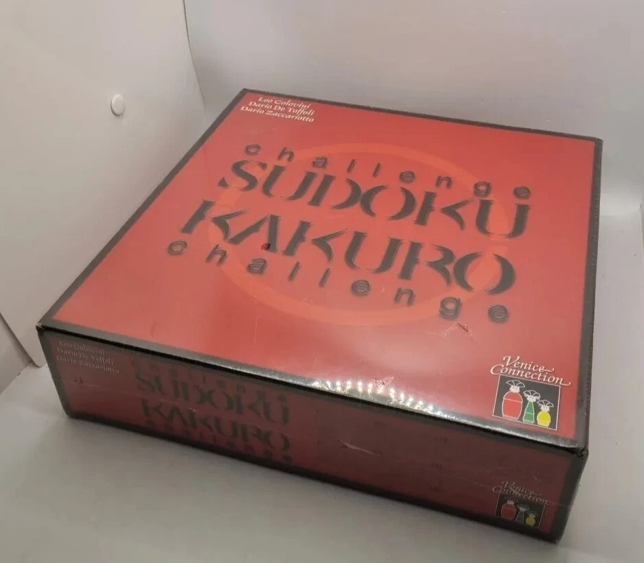 Challenge Sudoku Kakuro Challenge Game Venice Connection New Sealed  - Image 1 of 4