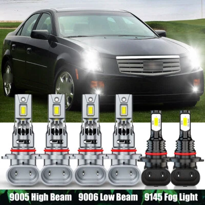 Combo de faros antiniebla LED para Cadillac CTS 2003-2007 6X 6000K Foto 1 de 4