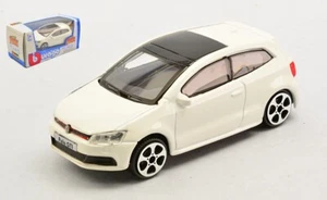 MODELLINO AUTO STATICO BURAGO VW POLO GTI MARK 5 BIANCO MODELLISMO SCALA 1:43 - Foto 1 di 4