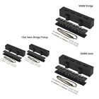 Upgrade Your Bass DIY Neck and Bridge Pickup Kit for 4 String Jazz Bass Black