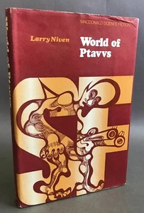 First UK Edition Larry Niven World of Ptavvs MacDonald Science Fiction 1968 - Foto 1 di 11
