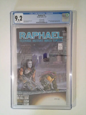 Raphael #1, Teenage Mutant Ninja Turtles Comic, 2nd Printing,  11/1987, CGC 9.2 - Image 1 of 4