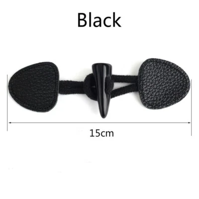 5 Pairs Horn Toggle Buttons Coat Sewing Fastener Knitwear Jacket Duffle Craft - Image 1 of 4