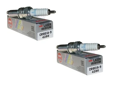 COPPIA CANDELE NGK IRIDIUM  CR8EIA-9 PER MOTO SUZUKI SFV 650 GLADIUS 2009/2016 - Immagine 1 di 4